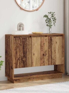VidaXL Dressoir Oudhout 97 x 29 x 75 cm Bewerkt hout