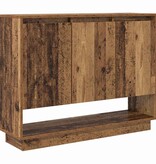 VidaXL Dressoir Oudhout 97 x 29 x 75 cm Bewerkt hout