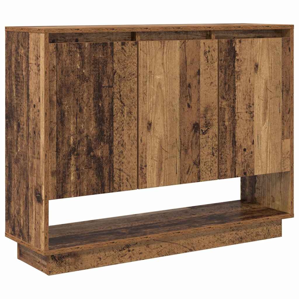 VidaXL Dressoir Oudhout 97 x 29 x 75 cm Bewerkt hout