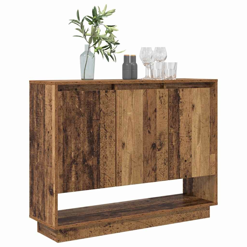 VidaXL Dressoir Oudhout 97 x 29 x 75 cm Bewerkt hout