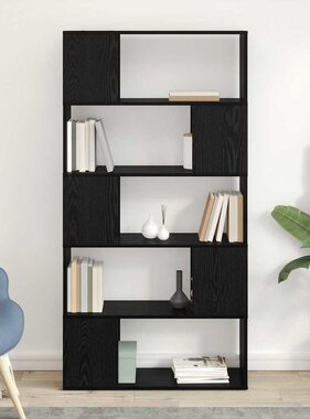 VidaXL Tv-meubelset Wandgemonteerd Zwart 80 x 24 x 156 cm Bewerkt hout