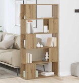 VidaXL Tv-meubelset Wandgemonteerd Bruin 80 x 24 x 156 cm Bewerkt hout