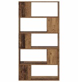 VidaXL Tv-meubelset Wandgemonteerd Bruin 80 x 24 x 156 cm Bewerkt hout