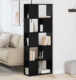 VidaXL Tv-meubelset Wandgemonteerd Zwart 60 x 24 x 156 cm Bewerkt hout