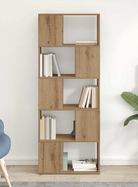 VidaXL Tv-meubelset Wandgemonteerd Bruin 60 x 24 x 156 cm Bewerkt hout