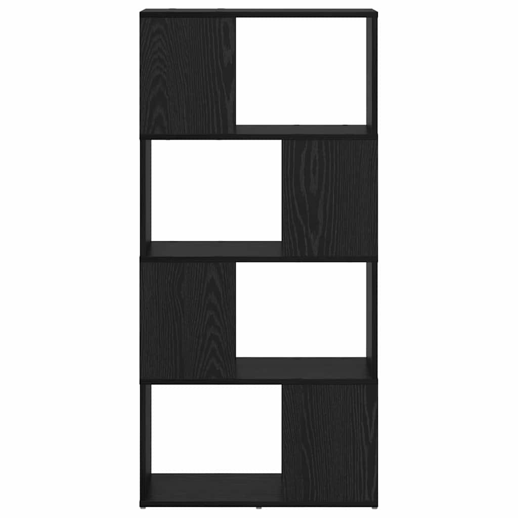 VidaXL Tv-meubelset Zwart 60 x 24 x 125,5 cm Bewerkt hout