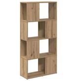 VidaXL Tv-meubelset Bruin 60 x 24 x 125,5 cm Bewerkt hout