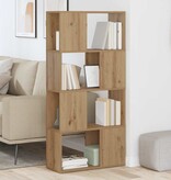 VidaXL Tv-meubelset Bruin 60 x 24 x 125,5 cm Bewerkt hout