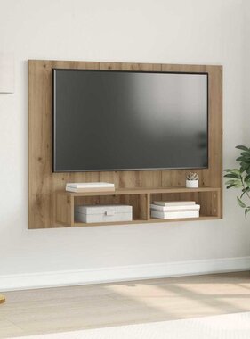 VidaXL Tv-meubelset Artisan Eiken 120 x 23,5 x 90 cm Bewerkt hout