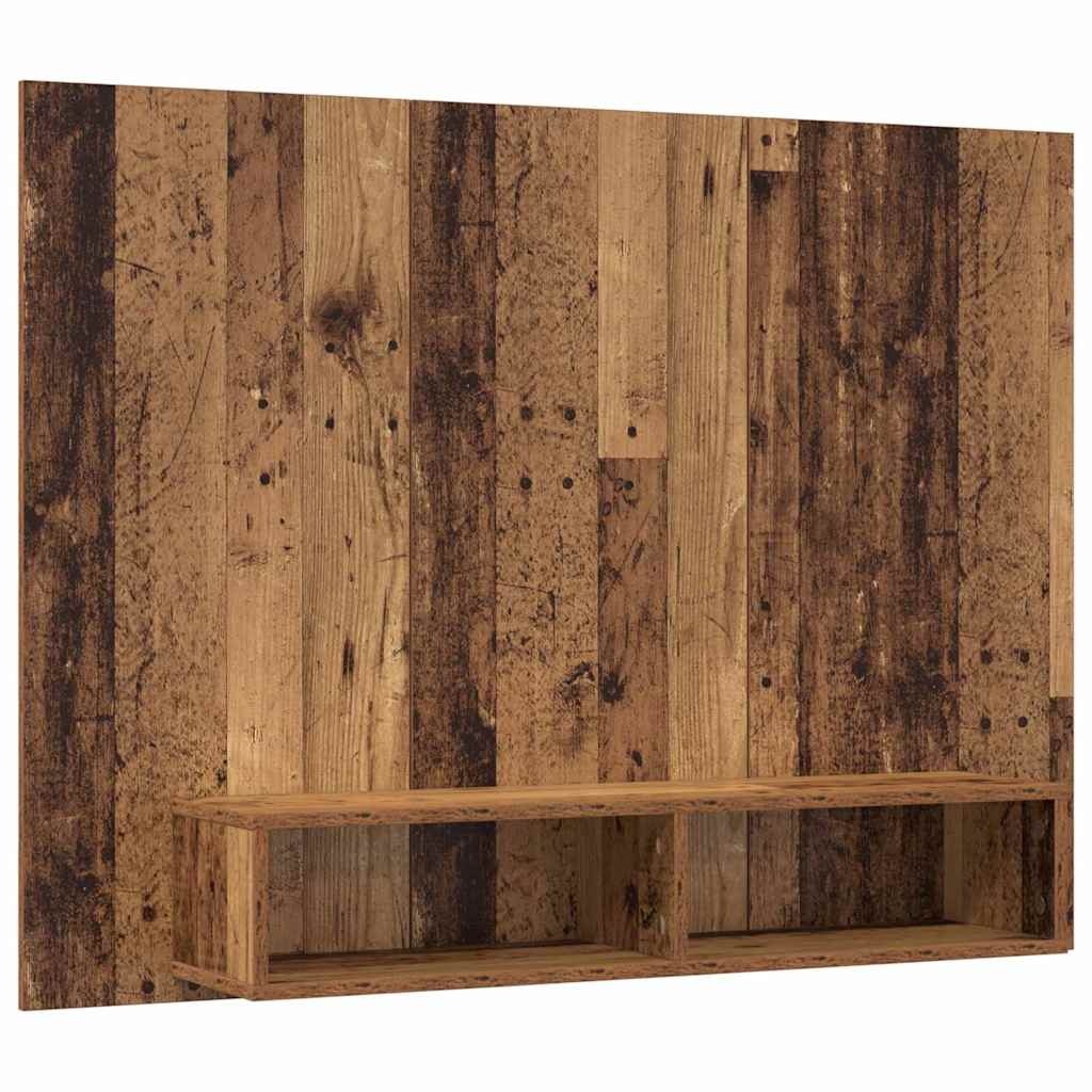 VidaXL Tv-meubelset Oud Hout 120 x 23,5 x 90 cm Bewerkt hout