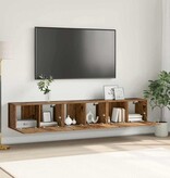 VidaXL Tv-meubelset 3 pcs Bruin 60 x 30 x 30 cm Bewerkt hout