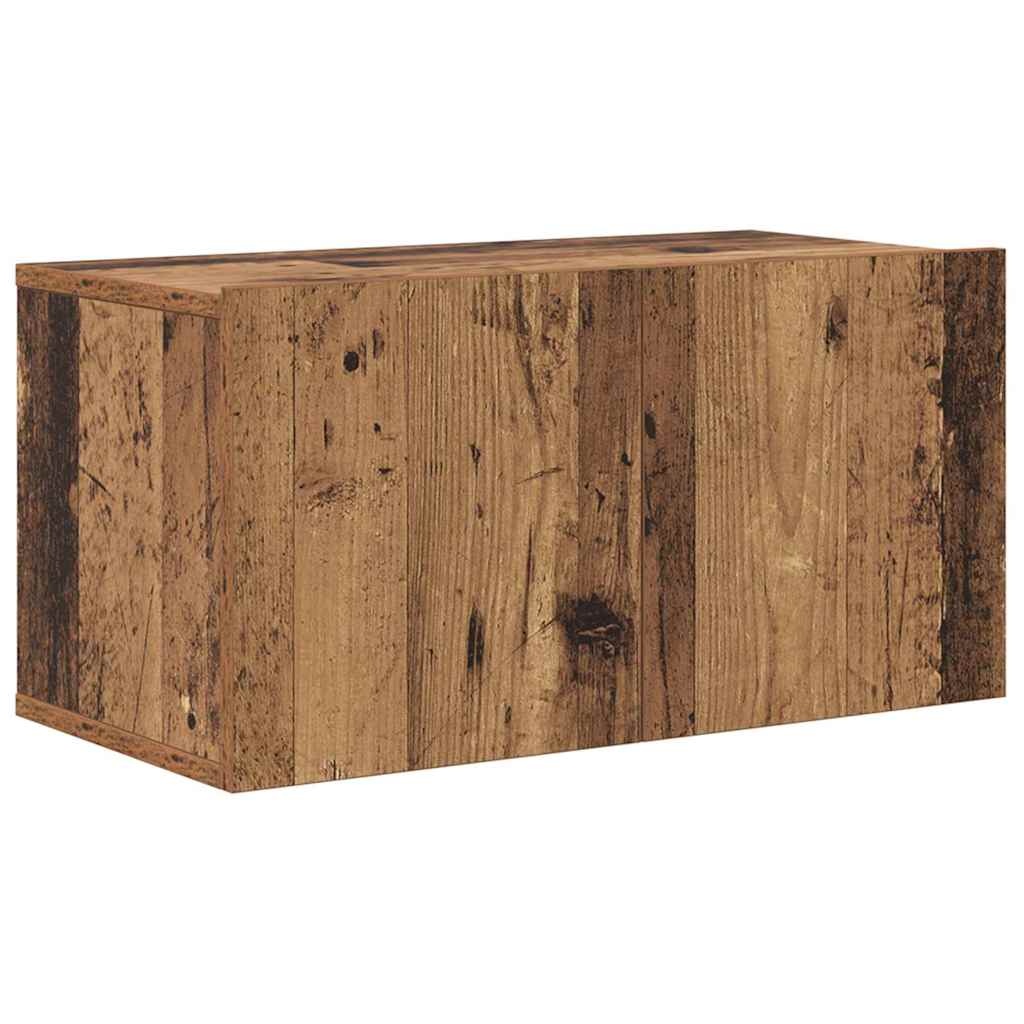 VidaXL Tv-meubelset Wandgemonteerd Bruin 60 x 30 x 30 cm Bewerkt hout