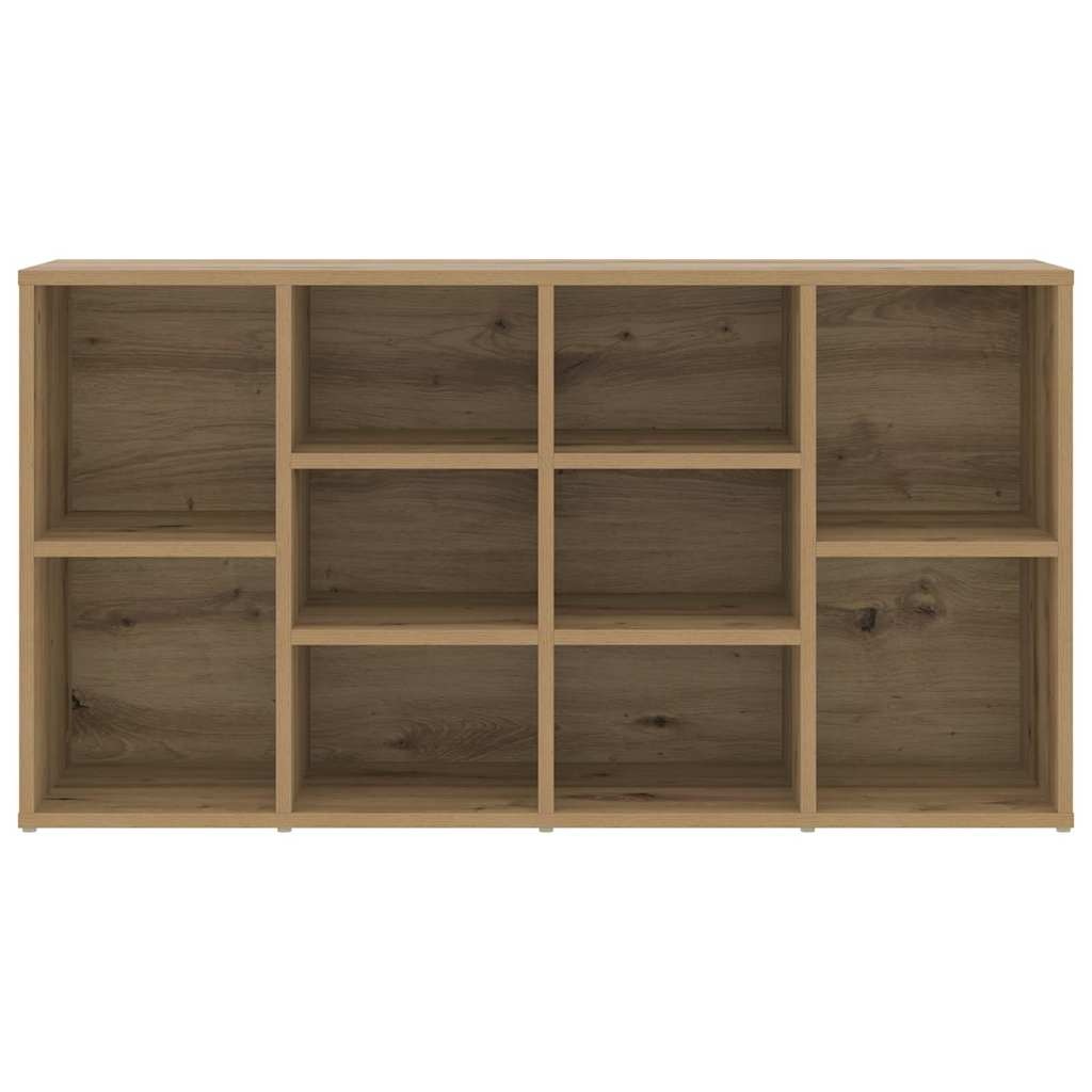 VidaXL Schoenenbank Artisan Eiken 103 x 30 x 54,5 cm Bewerkt hout