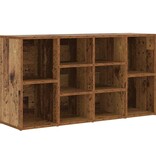 VidaXL Schoenenbank met plank Oudhout 103 x 30 x 54,5 cm Bewerkt hout