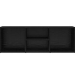 VidaXL Schoenenbank Zwart Eiken 102 x 35 x 35 cm Bewerkt hout