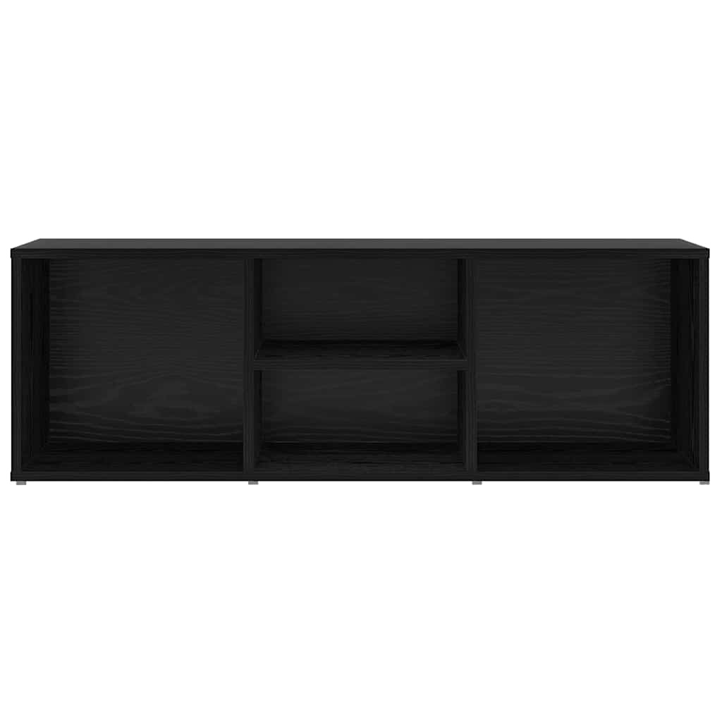 VidaXL Schoenenbank Zwart Eiken 102 x 35 x 35 cm Bewerkt hout