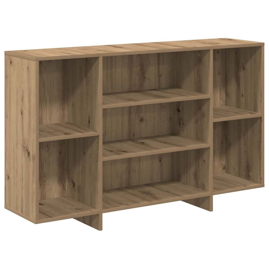 VidaXL Dressoir artisanaal eikenkleurig 120 x 30 x 75 cm Bewerkt hout
