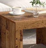 VidaXL Salontafel Oudhout 50 x 50 x 35 cm Bewerkt hout