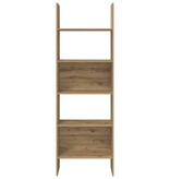 VidaXL Boekenkast artisanaal eikenkleurig 60 x 35 x 180 cm