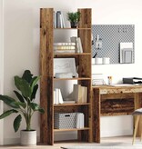 VidaXL Boekenkast Oud hout 60 x 35 x 180 cm Bewerkt hout