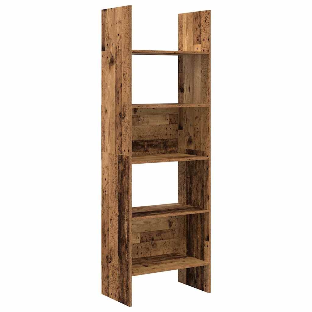 VidaXL Boekenkast Oud hout 60 x 35 x 180 cm Bewerkt hout
