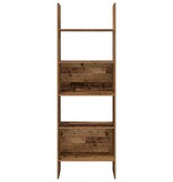 VidaXL Boekenkast Oud hout 60 x 35 x 180 cm Bewerkt hout