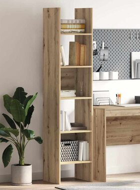 VidaXL Boekenkast artisanaal eikenkleurig 40 x 35 x 180 cm