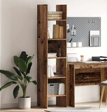 VidaXL Boekenkast Oud hout 40 x 35 x 180 cm Bewerkt hout