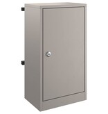 VidaXL Brievenbus Roestig 30 x 23 x 55 cm Cortenstaal