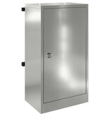 VidaXL Brievenbus Zwart 30 x 23 x 55 cm Gegalvaniseerd staal