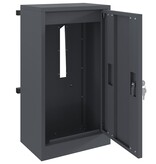 VidaXL Brievenbus Antraciet 30 x 23 x 55 cm Staal