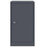 VidaXL Brievenbus Antraciet 30 x 23 x 55 cm Staal