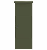 VidaXL Pakket inwerp box Olijfgroen 44.5 x 29 x 110.5 cm Staal