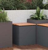 VidaXL Tuinbank Antraciet 40 x 40 x 43 cm Staal