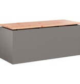 VidaXL Tuinbank Roestig 100 x 40 x 43 cm Cortenstaal