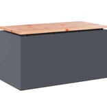 VidaXL Tuinbank Antraciet 80 x 40 x 43 cm Staal