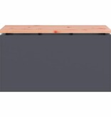 VidaXL Tuinbank Antraciet 80 x 40 x 43 cm Staal