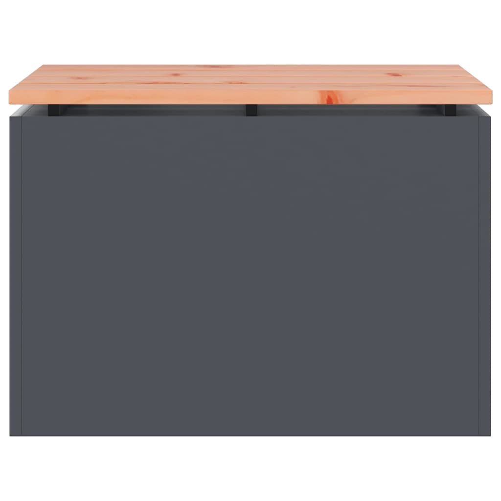 VidaXL Tuinbank Antraciet 60 x 40 x 43 cm Staal