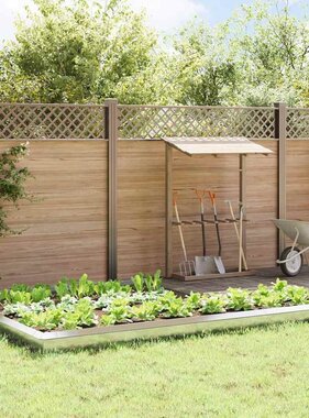 VidaXL Slakkenhekken 16 pcs Zilver Roestvrij staal