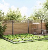 VidaXL Slakkenhekken 20 pcs Zilver Gegalvaniseerd staal