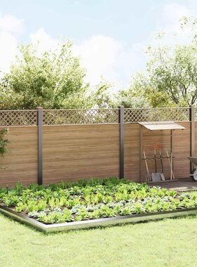 VidaXL Slakkenhekken 20 pcs Zilver Roestvrij staal