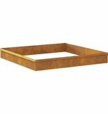 VidaXL Slakkenhekken 12 pcs Roestig Cortenstaal