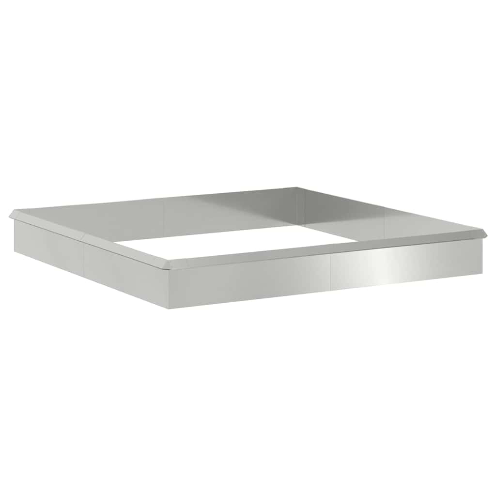 VidaXL Slakkenhekken 12 pcs Zilver Gegalvaniseerd staal