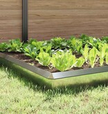 VidaXL Slakkenhekken 12 pcs Zilver Gegalvaniseerd staal