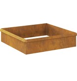 VidaXL Slakkenhekken 8 pcs Roestig Cortenstaal