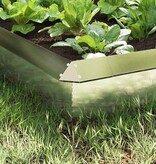 VidaXL Slakkenhekken 8 pcs Zilver Roestvrij staal