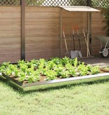 VidaXL Slakkenhekje Zilver 100 x 3,5 x 25 cm Gegalvaniseerd staal