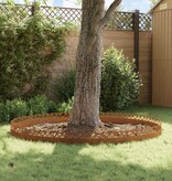 VidaXL Gazonranden 30 pcs Roestig 103 x 0,05 x 22 cm Cortenstaal