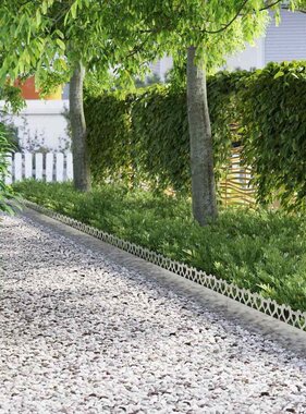 VidaXL Gazonranden 10 pcs Zilver 103 x 0,05 x 22 cm