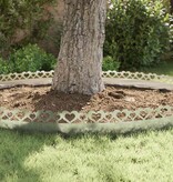 VidaXL Gazonranden 20 pcs Zilver 103 x 0,05 x 22 cm Roestvrij staal